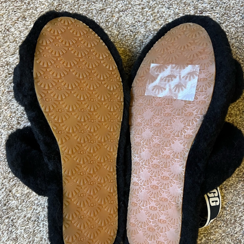 UGG Black Oh Yeah Slipper, Brand New Size 6 - Picture 4 of 5